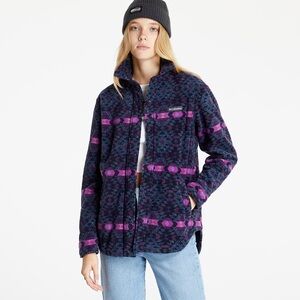 Columbia Women's Benton Springs Shirt Jacket in the Plum Blanket Sz L